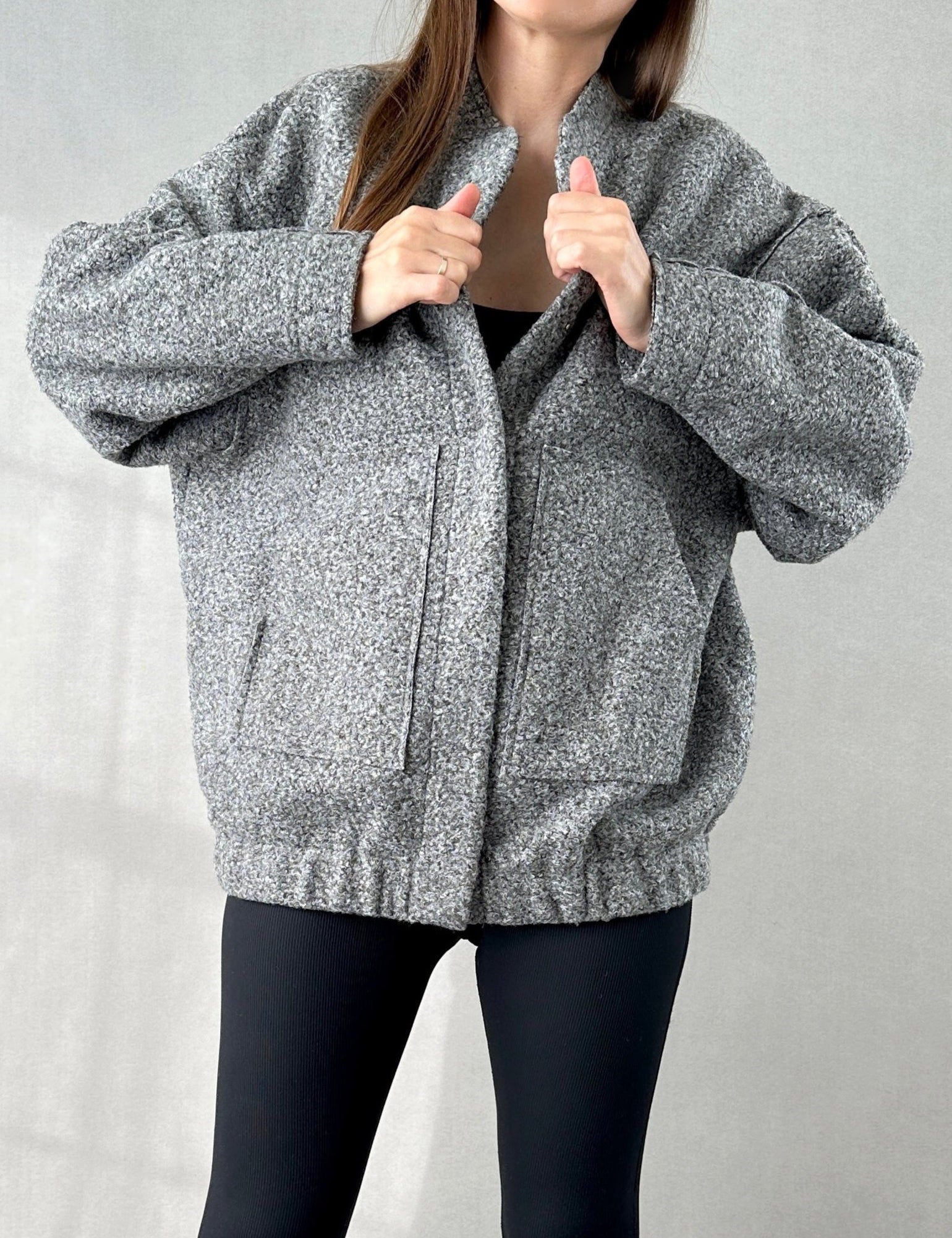 Petite Brushed Bomber Jacket - alldeserved.com