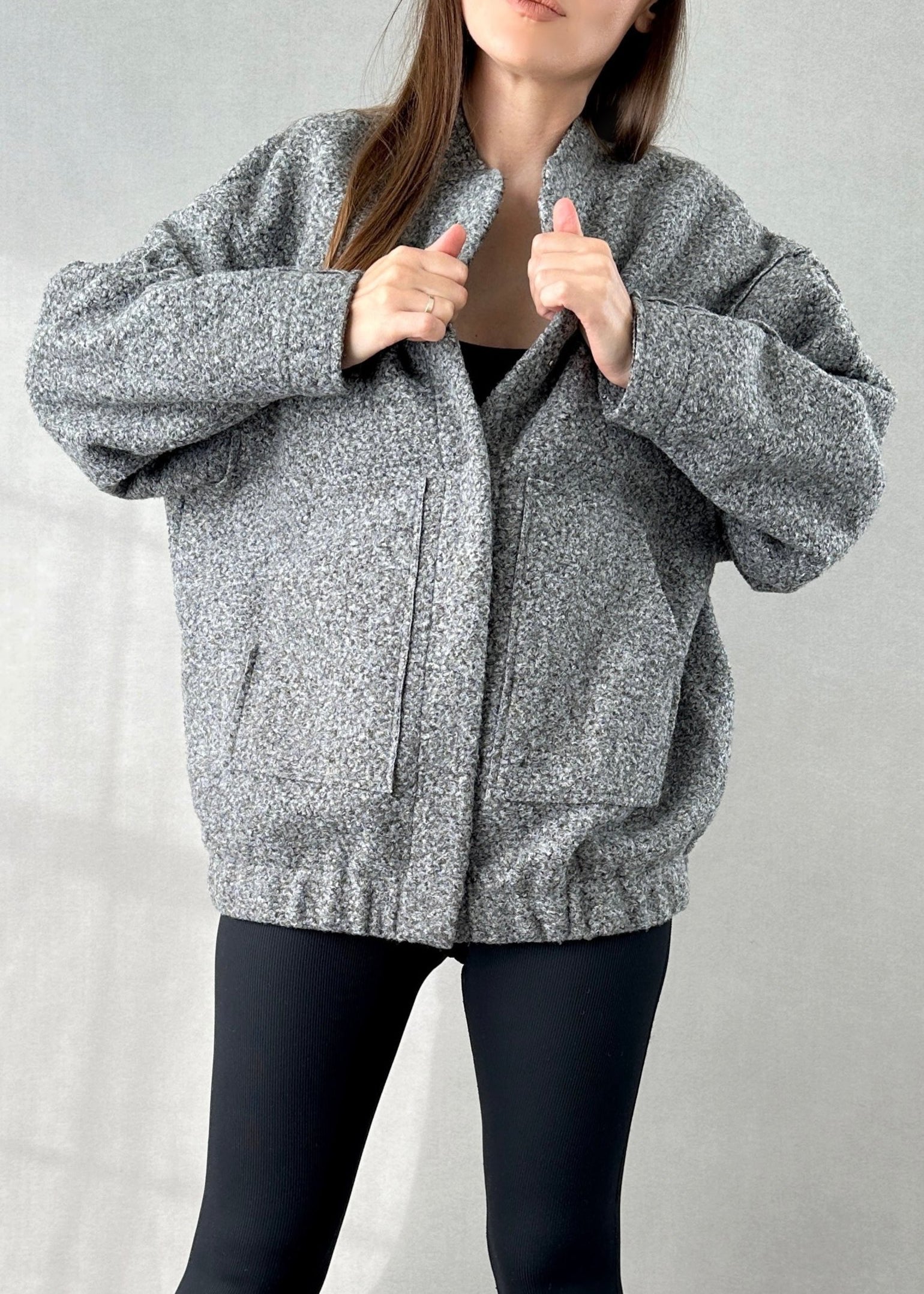 Petite Brushed Bomber Jacket - alldeserved.com