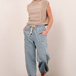 Malibu Striped Pull-On Pants - alldeserved.com