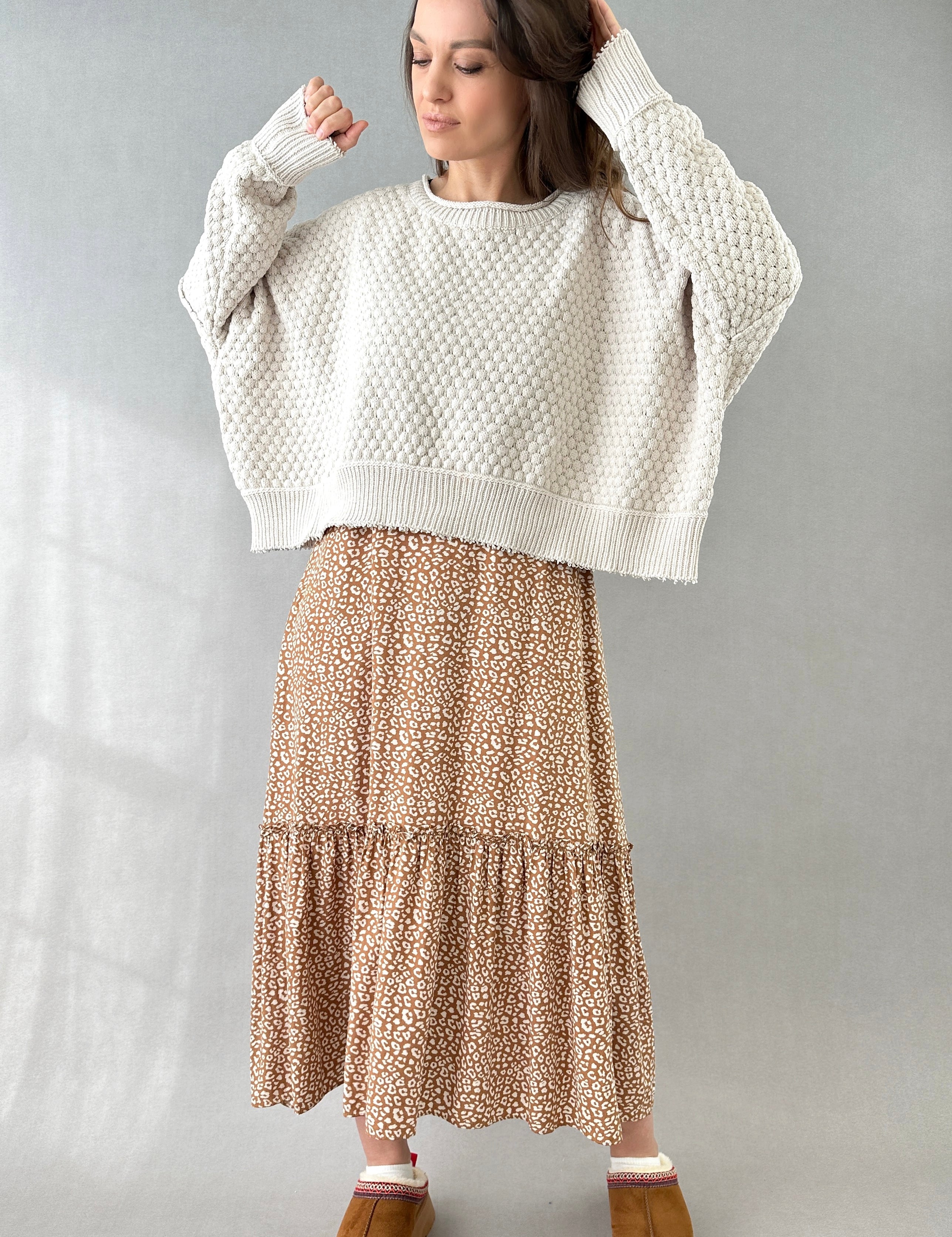 The Street Oversized Ribbed Sweater - alldeserved.com