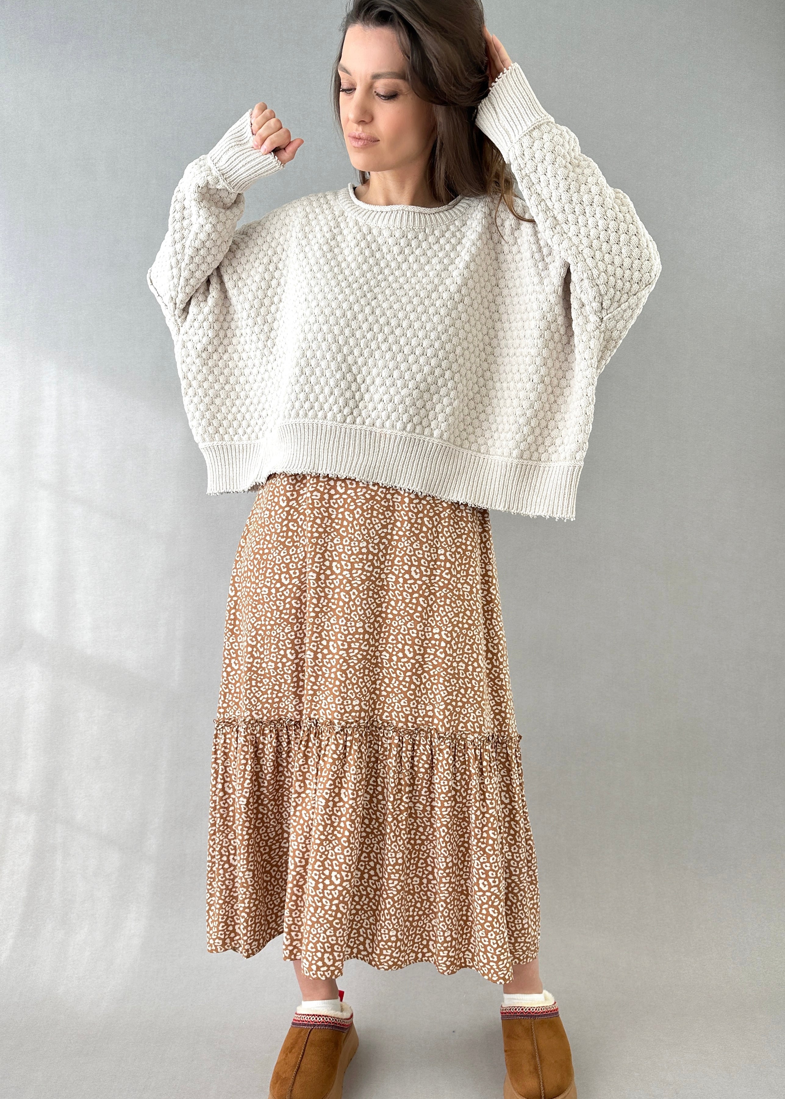 The Street Oversized Ribbed Sweater - alldeserved.com