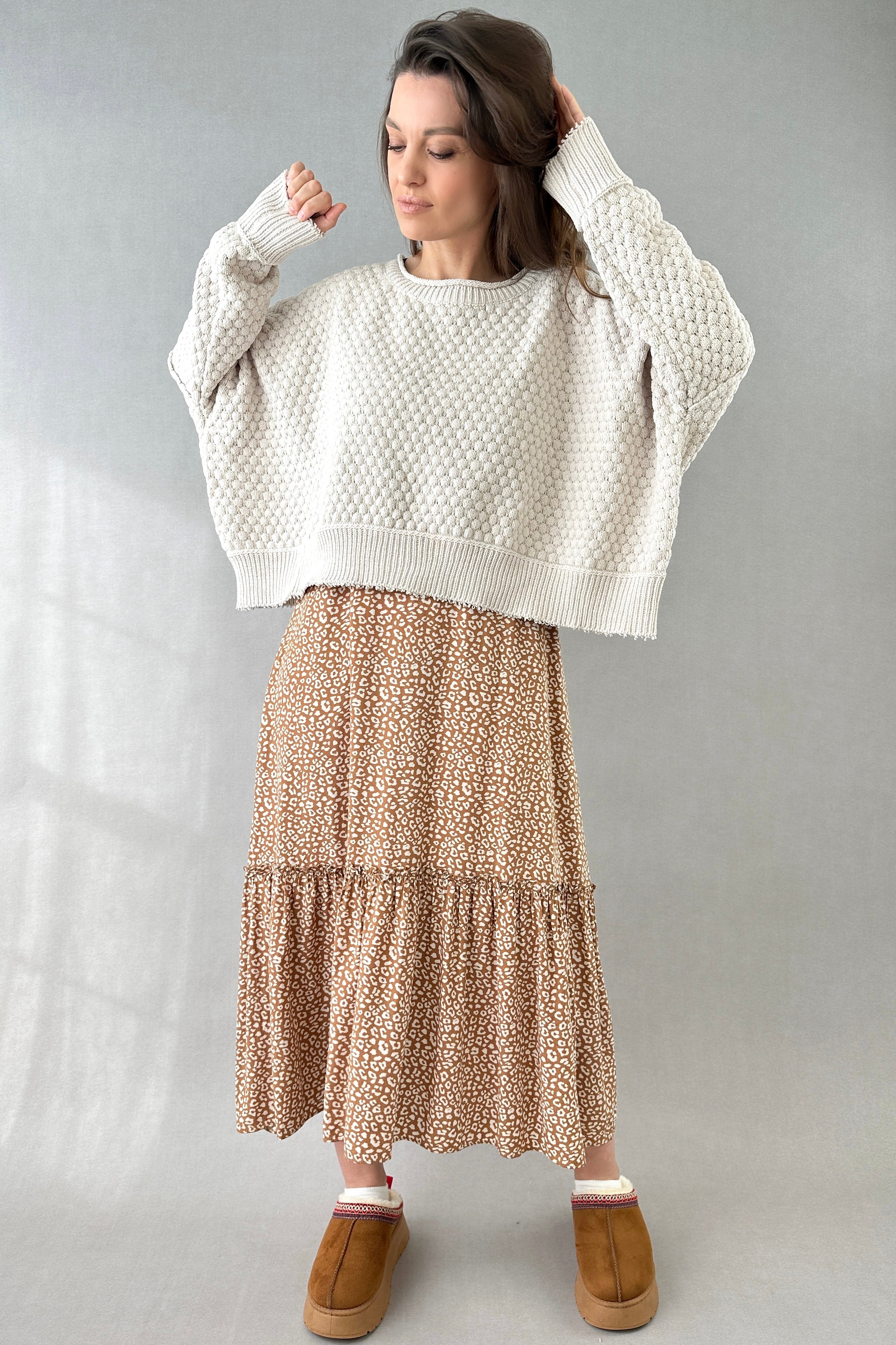 The Street Oversized Ribbed Sweater - alldeserved.com