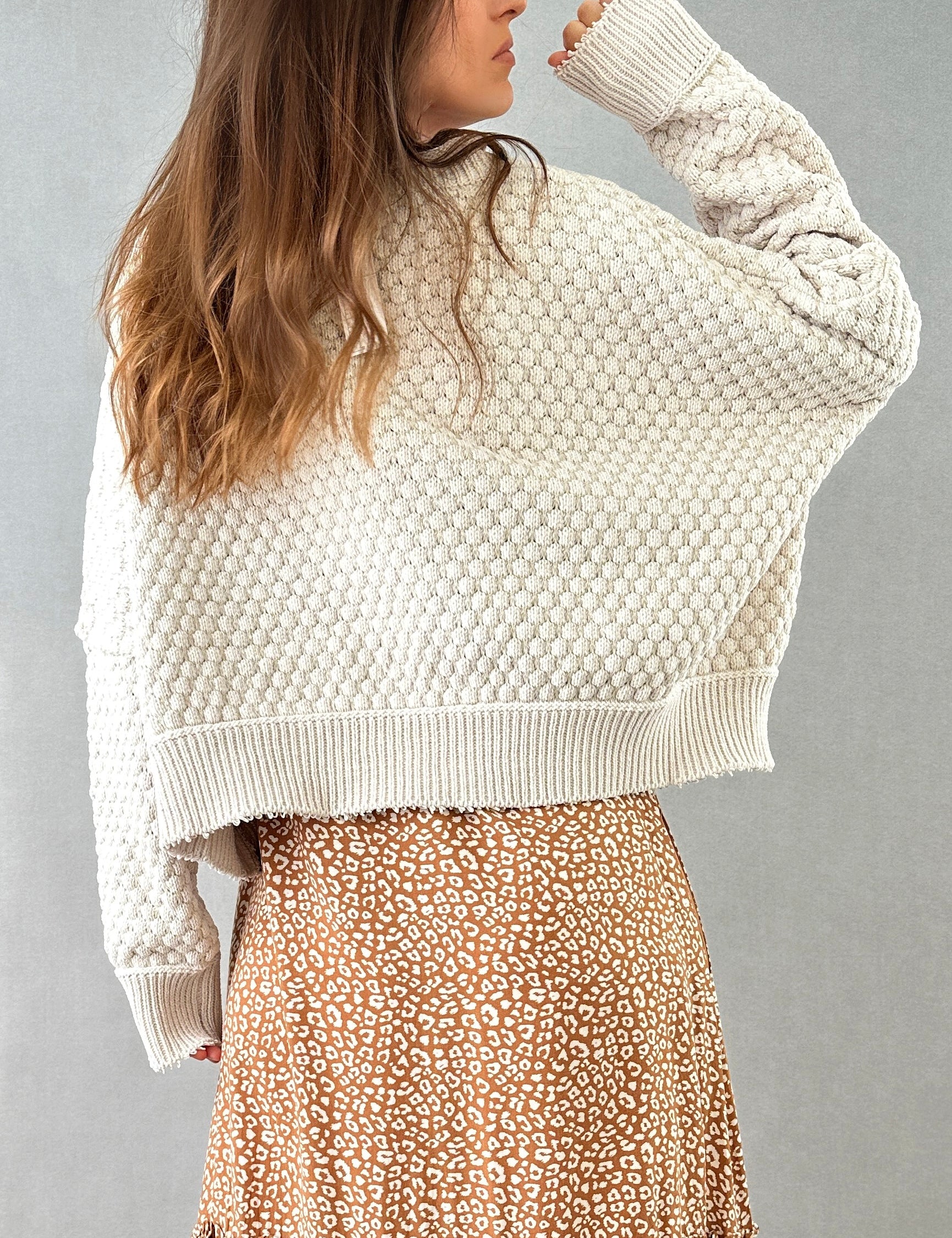 The Street Oversized Ribbed Sweater - alldeserved.com