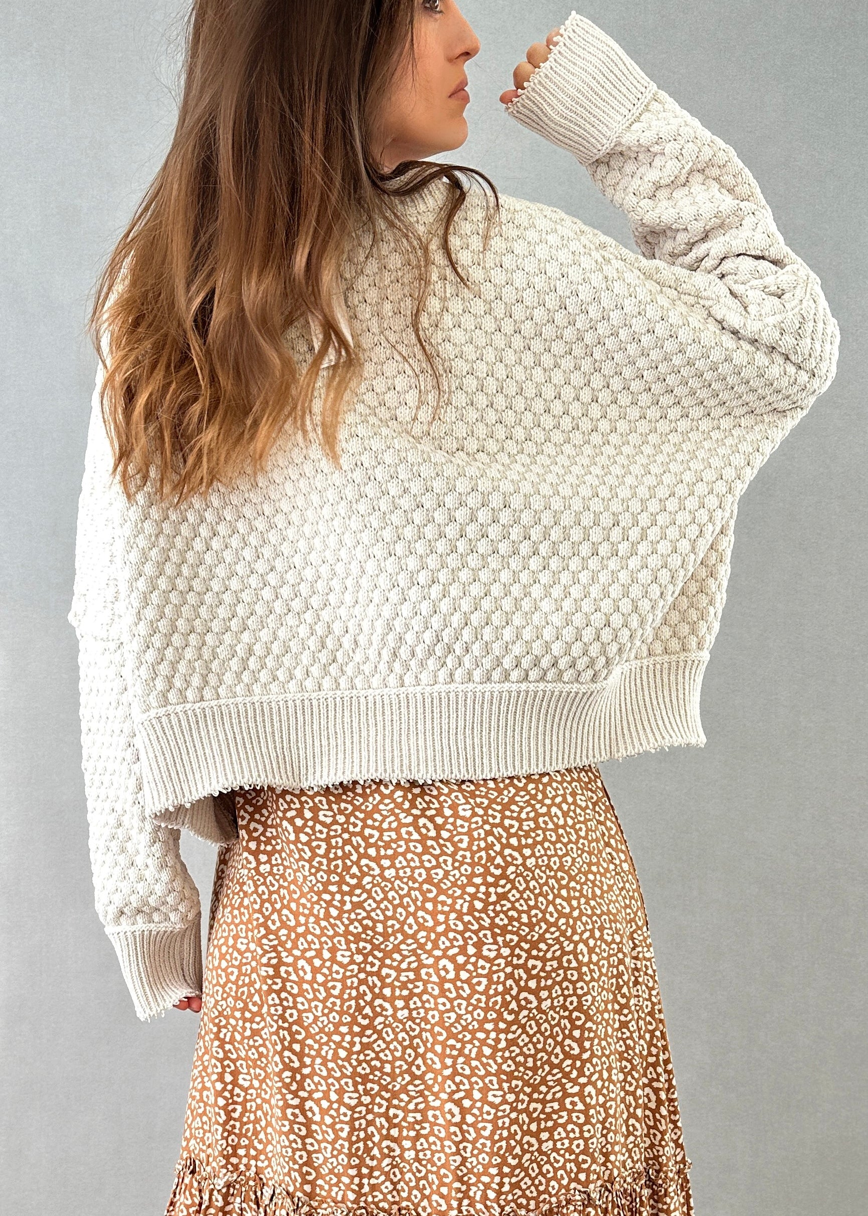 The Street Oversized Ribbed Sweater - alldeserved.com