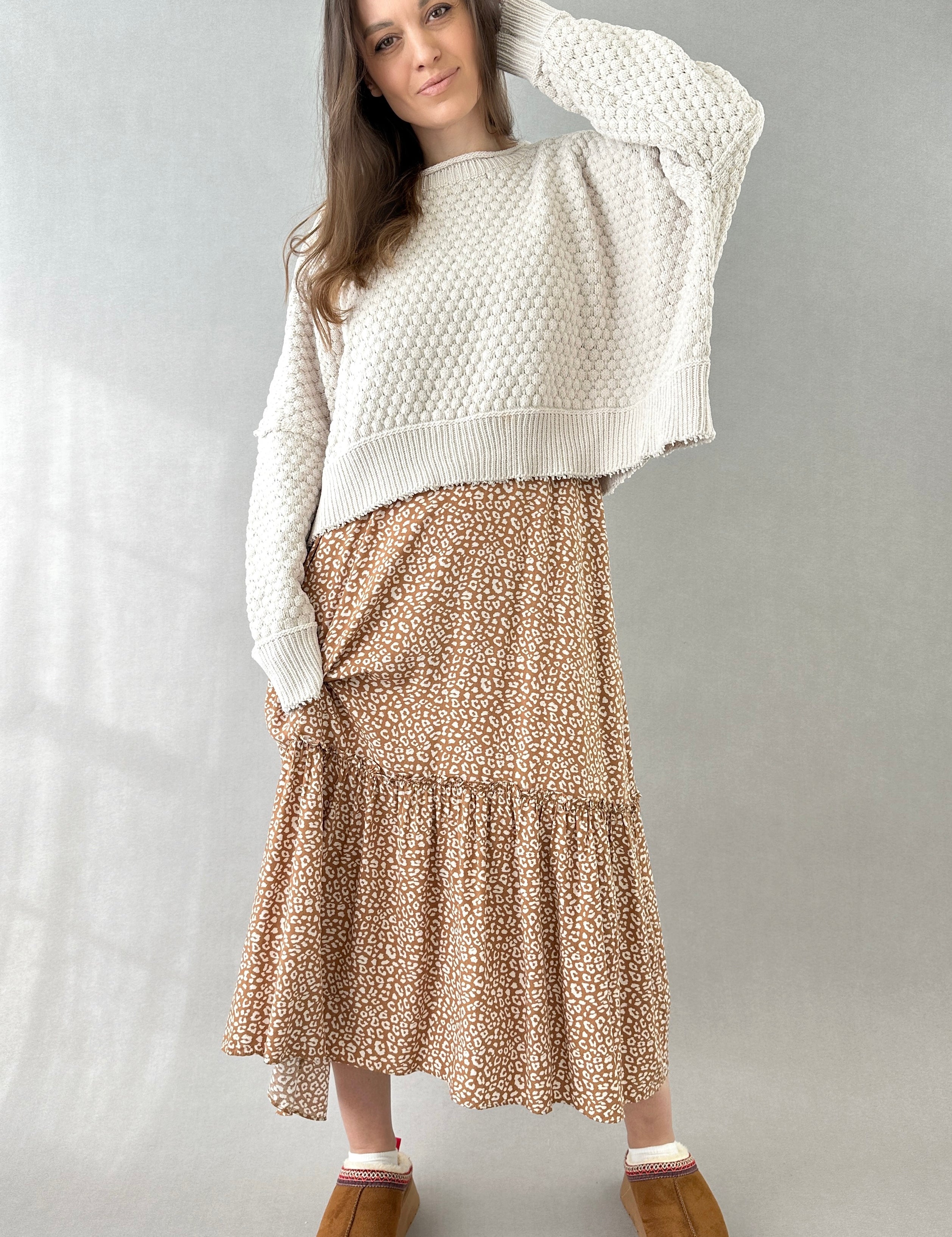 The Street Oversized Ribbed Sweater - alldeserved.com