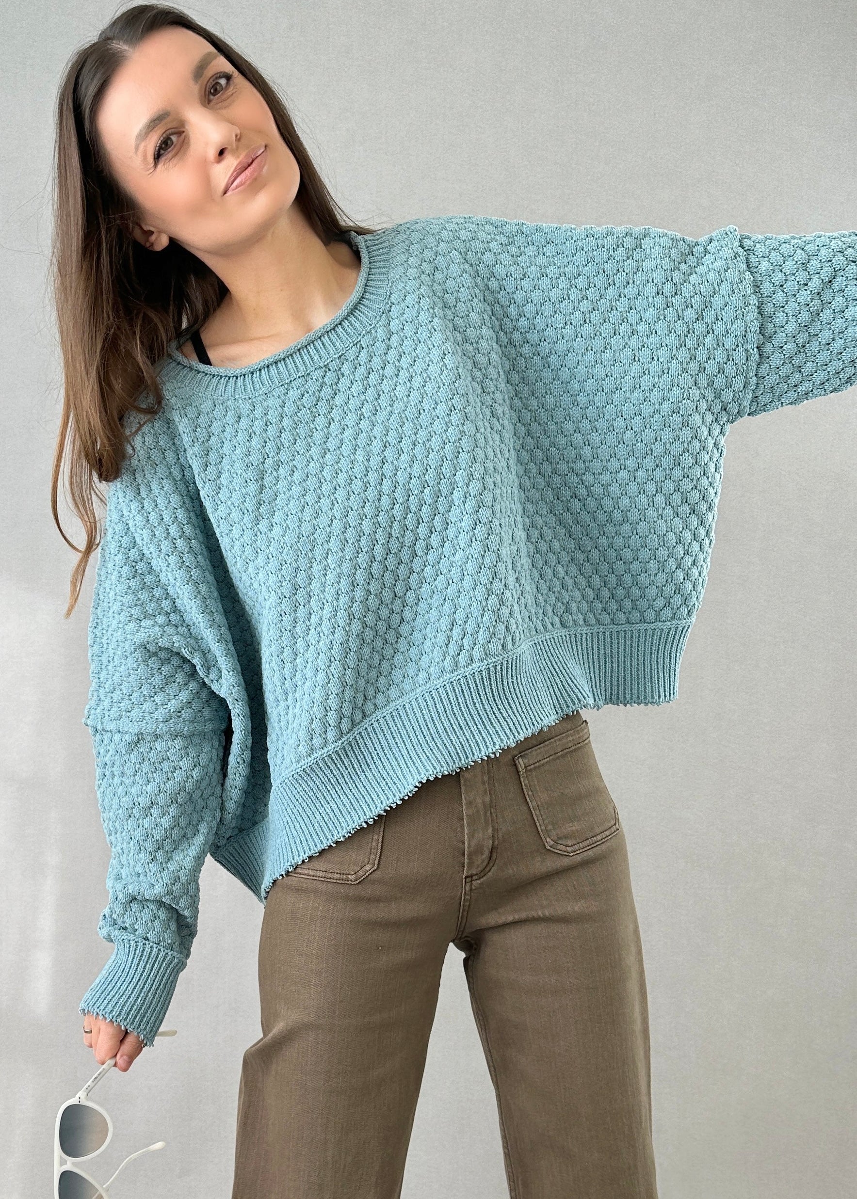 The Street Oversized Ribbed Sweater - alldeserved.com