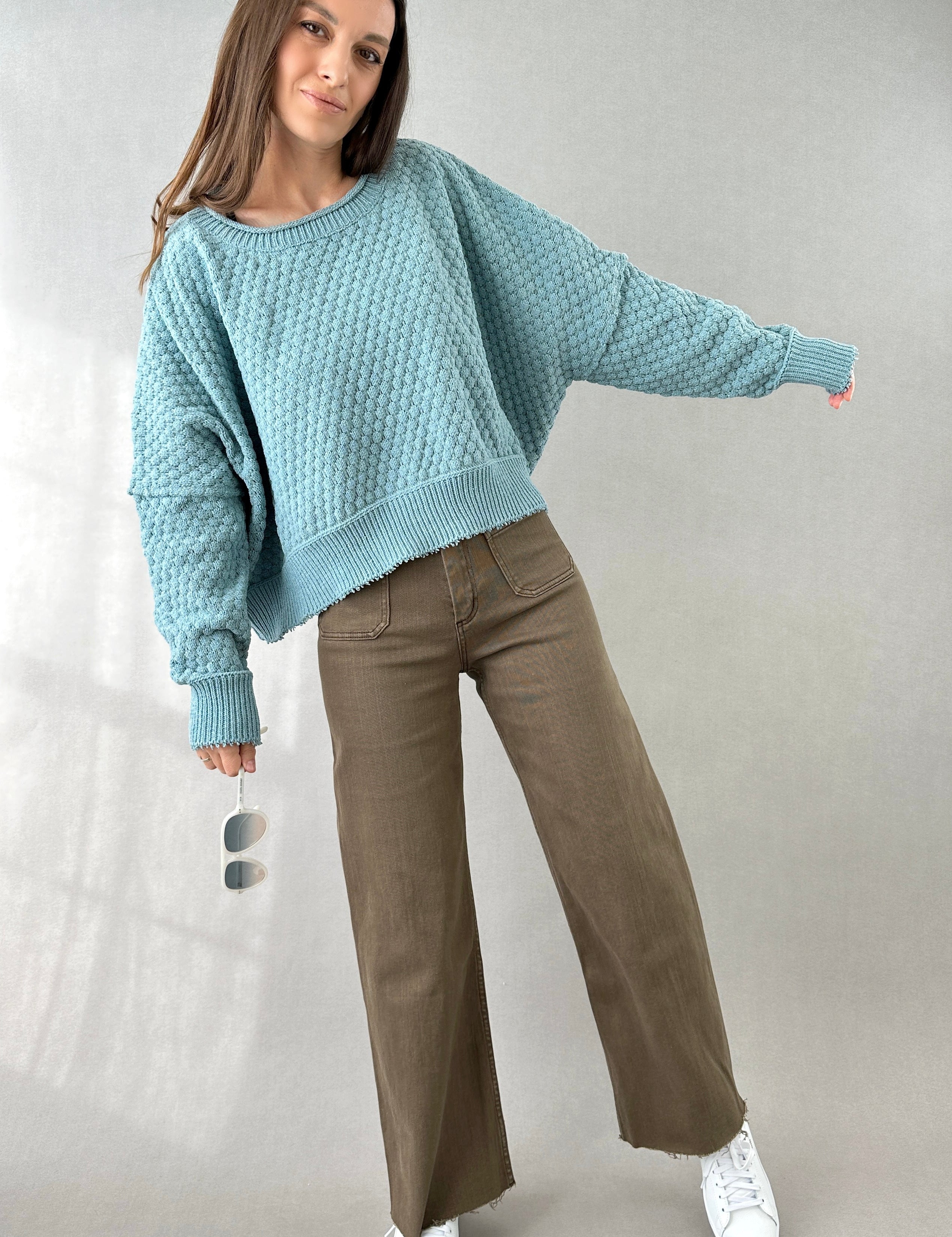The Street Oversized Ribbed Sweater - alldeserved.com