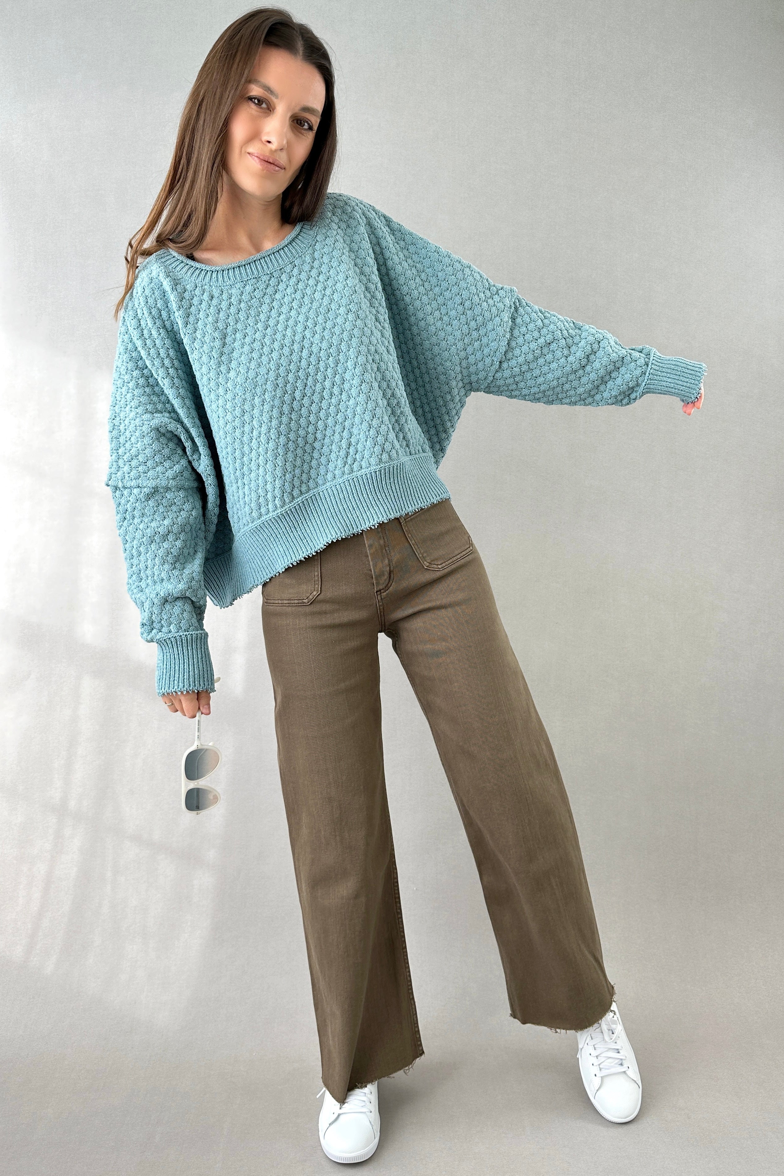 The Street Oversized Ribbed Sweater - alldeserved.com