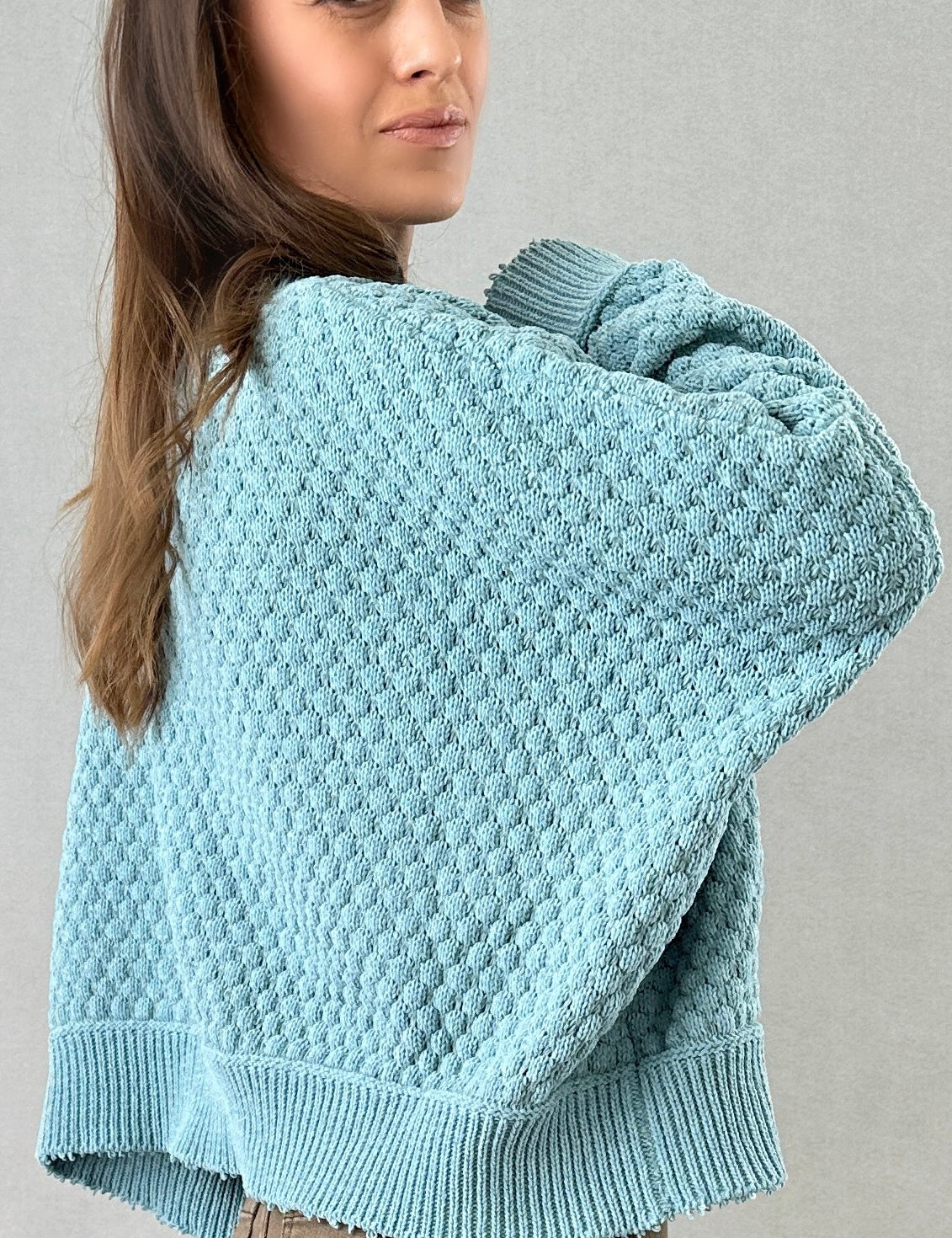 The Street Oversized Ribbed Sweater - alldeserved.com