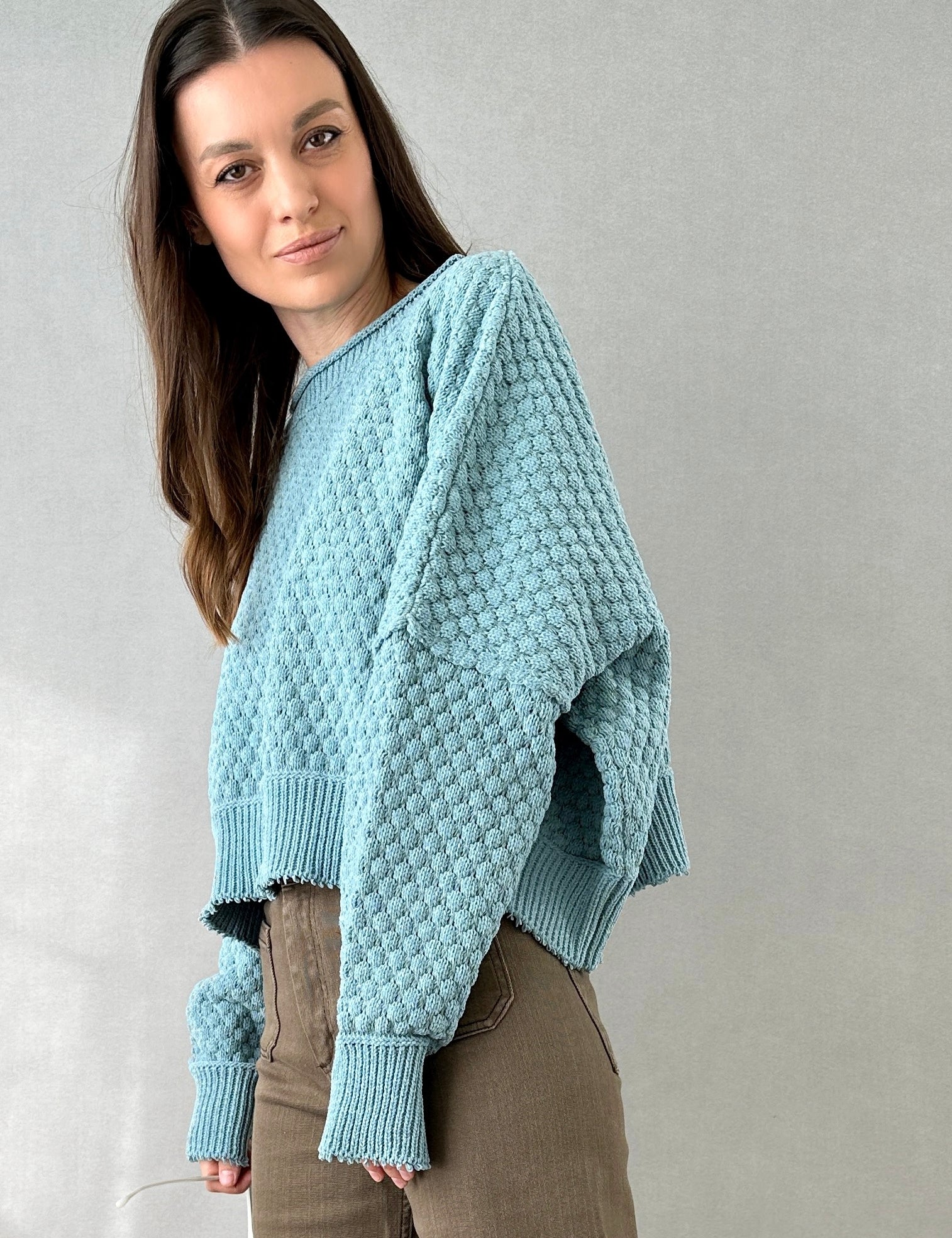 The Street Oversized Ribbed Sweater - alldeserved.com