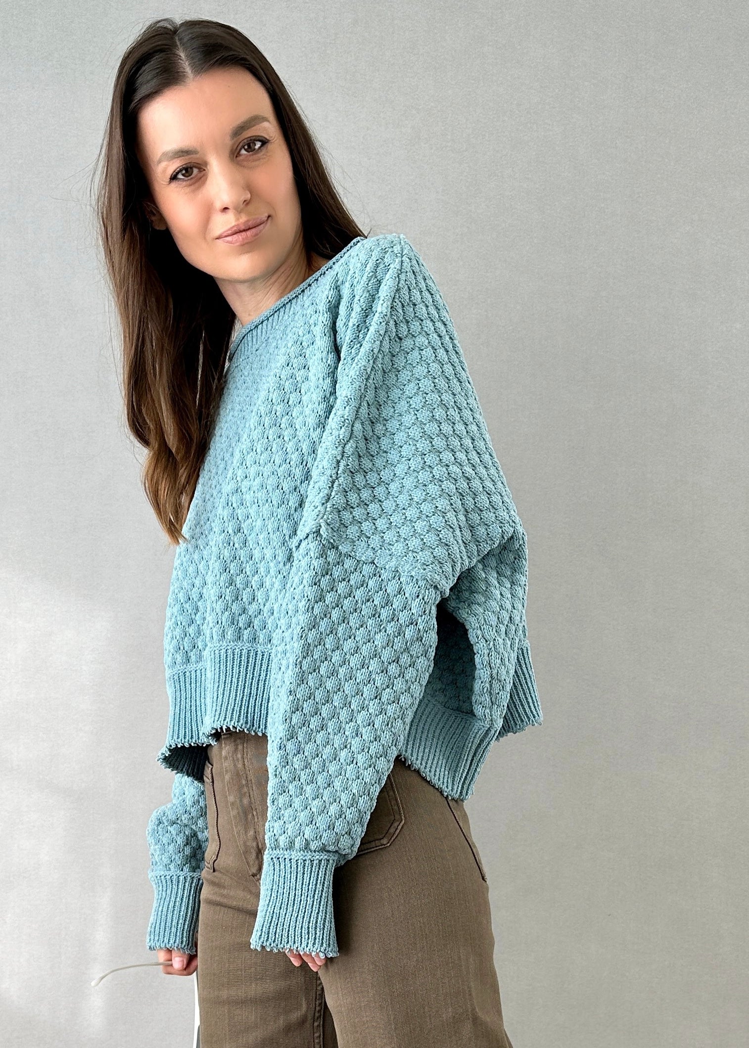 The Street Oversized Ribbed Sweater - alldeserved.com