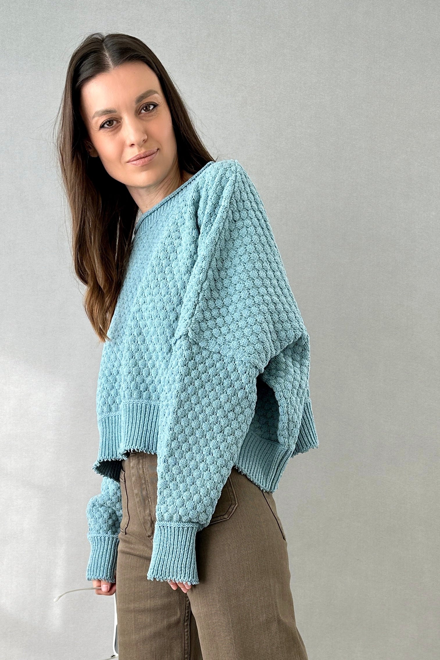 The Street Oversized Ribbed Sweater - alldeserved.com