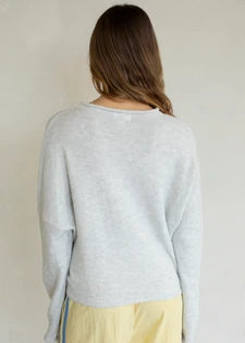 Things Between Piper Cardigan - Light Grey