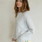 Piper Cardigan in Light grey side view