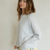 Piper Cardigan in Light grey side view