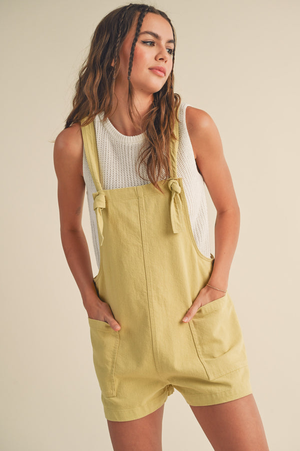 Cali Cotton Overall Romper - alldeserved.com