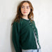 Things Between Piper Cardigan Forest Green - front 