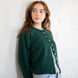 Things Between Piper Cardigan Forest Green - front 