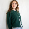 Things Between Piper Cardigan Forest Green - front 