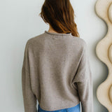 Hailey Button Down Cardigan - Mocha