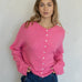 Things Between Piper Cardigan Rose - front view
