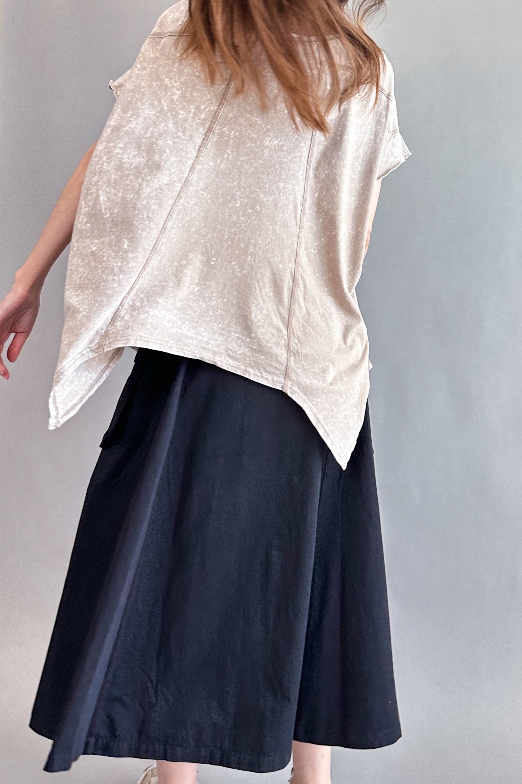 Trinity Flowy Oversized Top - back view