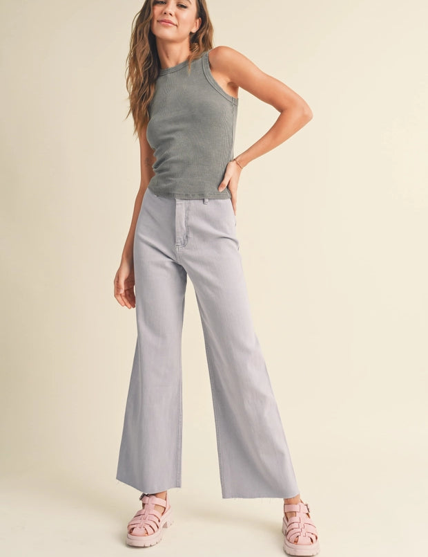 Wild Honey Straight Wide Leg Denim Pants - alldeserved.com