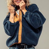 Cozy Trails Fleece Jacket -Blue - FINAL SALE