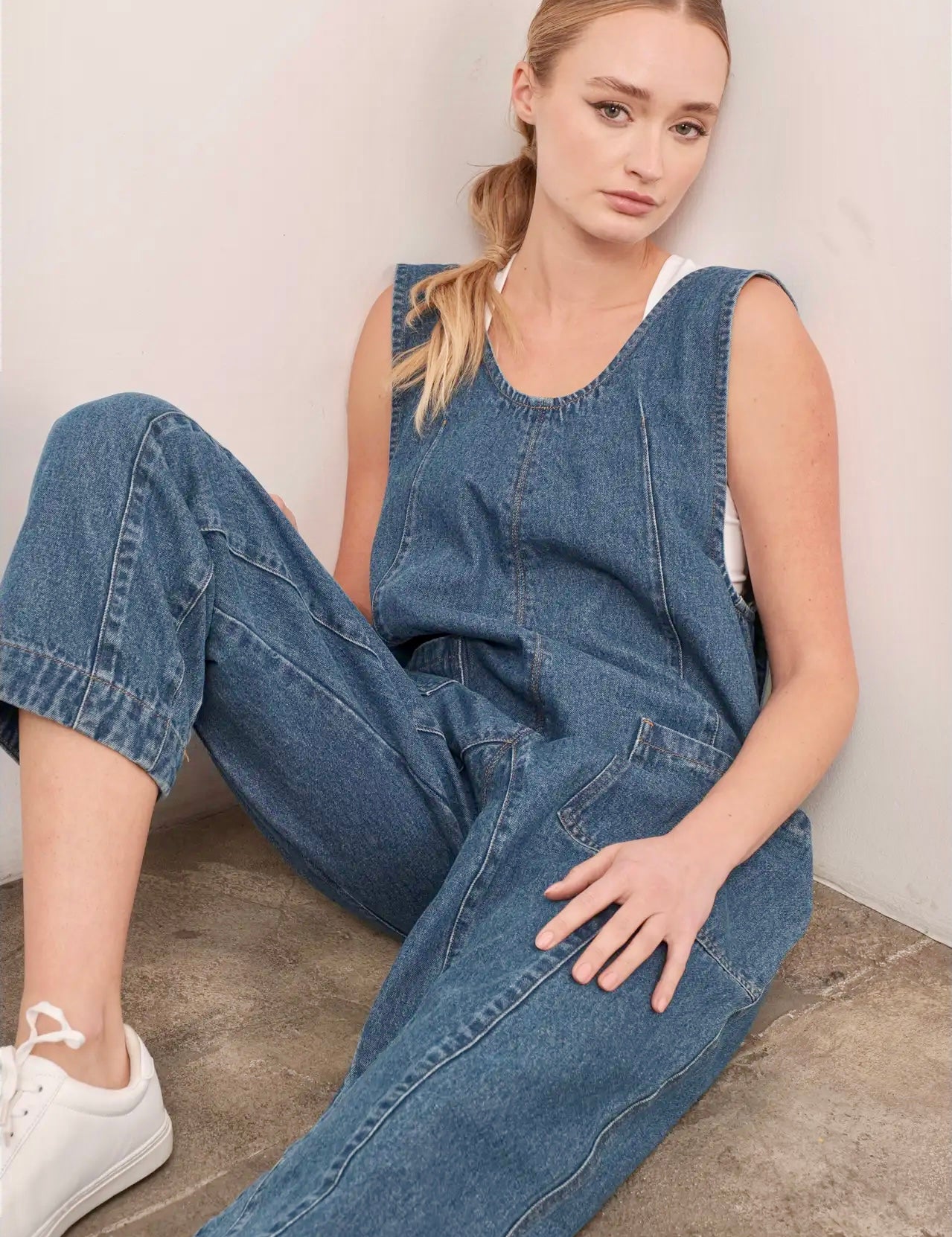 High Roller Denim Jumpsuit - alldeserved.com