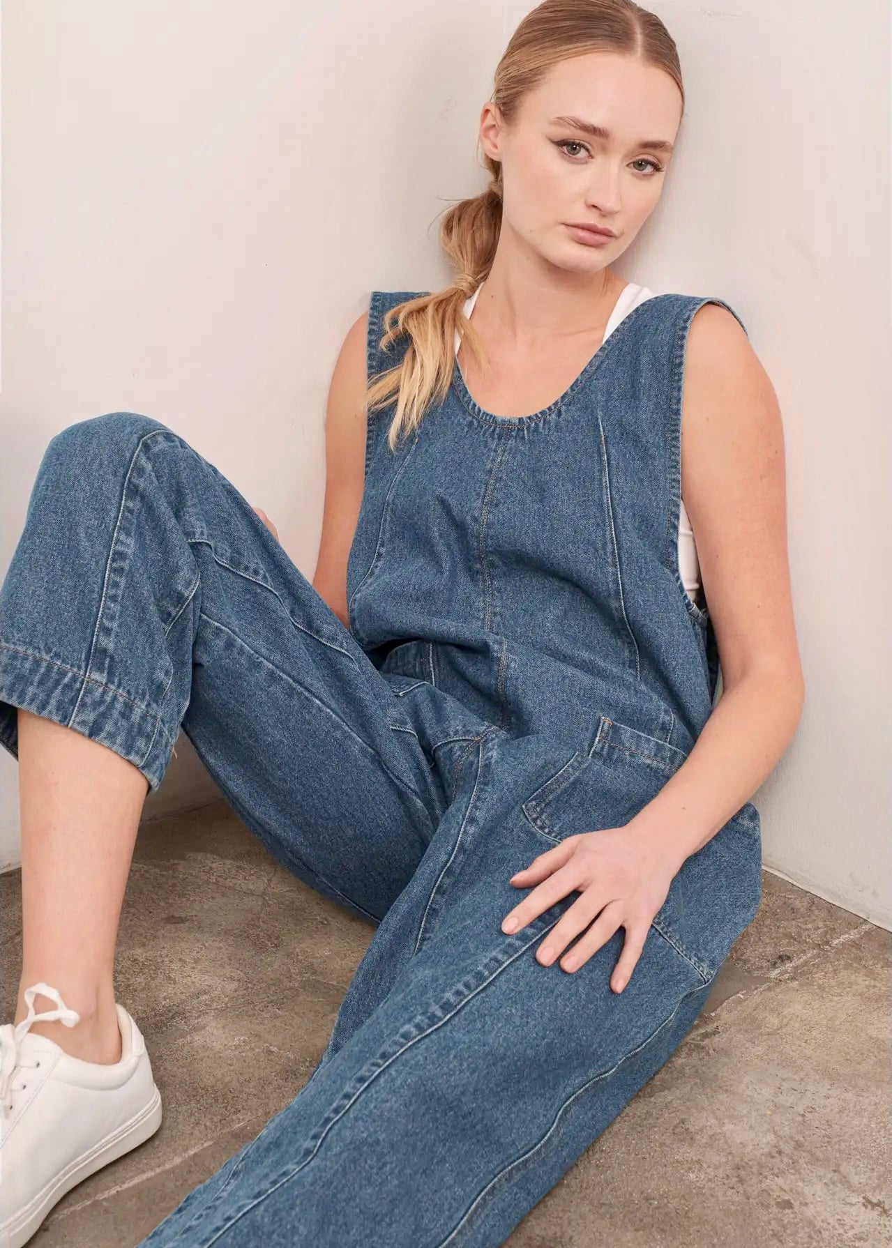 High Roller Denim Jumpsuit - alldeserved.com
