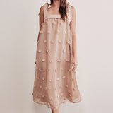 Arianna 3D Dot Midi Dress - alldeserved.com