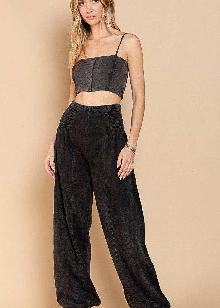 Parachute Pants - Washed Black - alldeserved.com