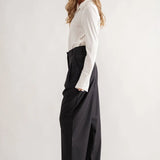 Messi Wide-Leg Pants - Black