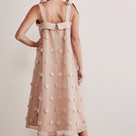 Arianna 3D Dot Midi Dress - alldeserved.com