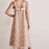 Arianna 3D Dot Midi Dress - alldeserved.com