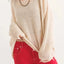 COZY Distressed Loose Pullover Sweater - alldeserved.com