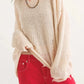 COZY Distressed Loose Pullover Sweater - alldeserved.com