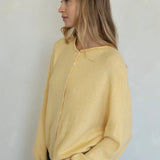 Hailey Button Down Cardigan - Honey