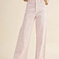 Leopard Print Wide Leg Denim Pants - alldeserved.com