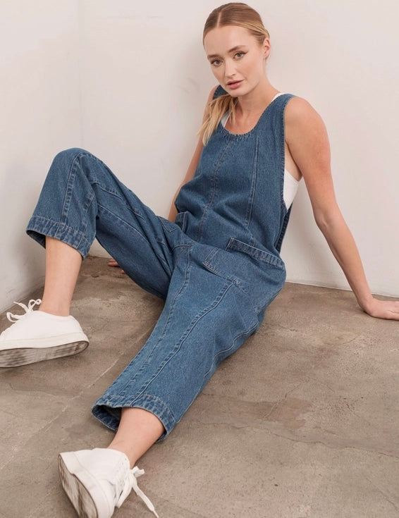 High Roller Denim Jumpsuit - alldeserved.com