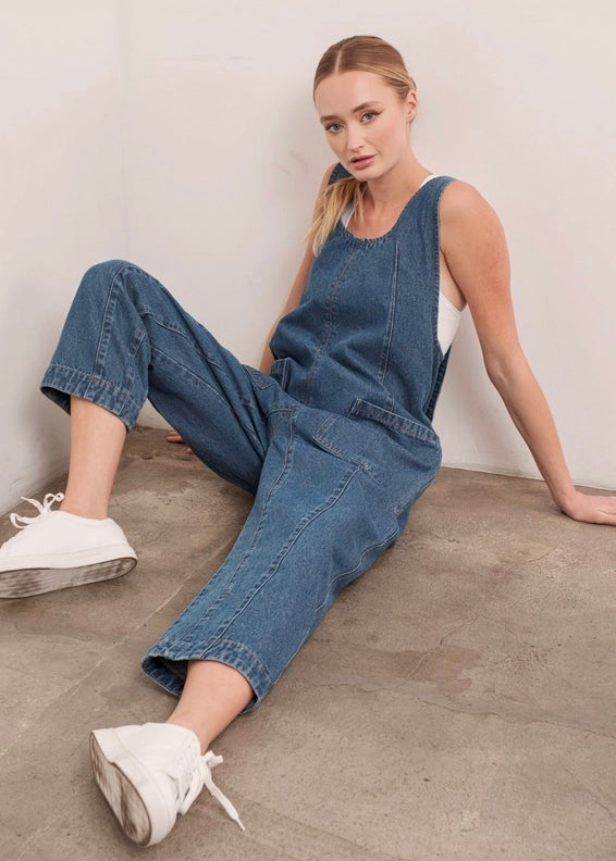 High Roller Denim Jumpsuit - alldeserved.com