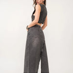 Madi Side Slit Denim Skirt - alldeserved.com