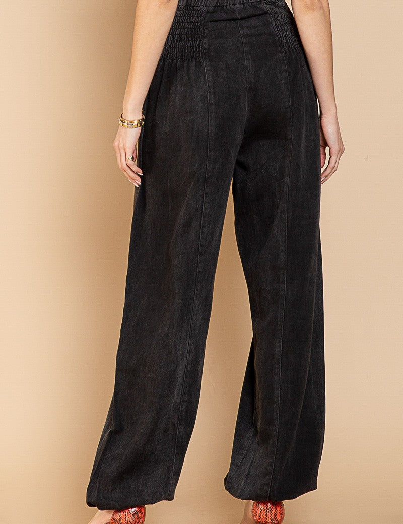 Parachute Pants - Washed Black - alldeserved.com