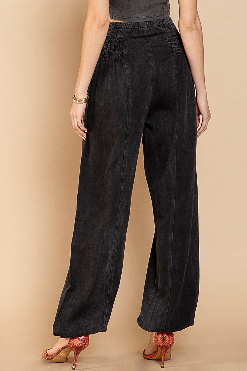 Parachute Pants - Washed Black - alldeserved.com