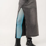 Madi Side Slit Denim Skirt - alldeserved.com