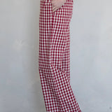 gingham-ruffle-hem-cotton-pants-burgundy-back.jpg