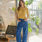 Front outfit view of Good Luck Barrel Jeans styled with a casual top for an easy everyday denim look.