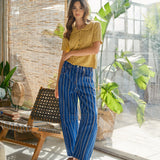 Front outfit  -  Good Luck Barrel Jeans styled with a casual top for an easy everyday denim look.