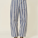 Good Luck Barrel Jeans - Navy Stripe