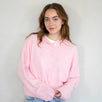 Things Between Piper Cardigan Baby Pink - full front view